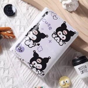 Cute Kuromi Tri-Fold Sanrio Wallet